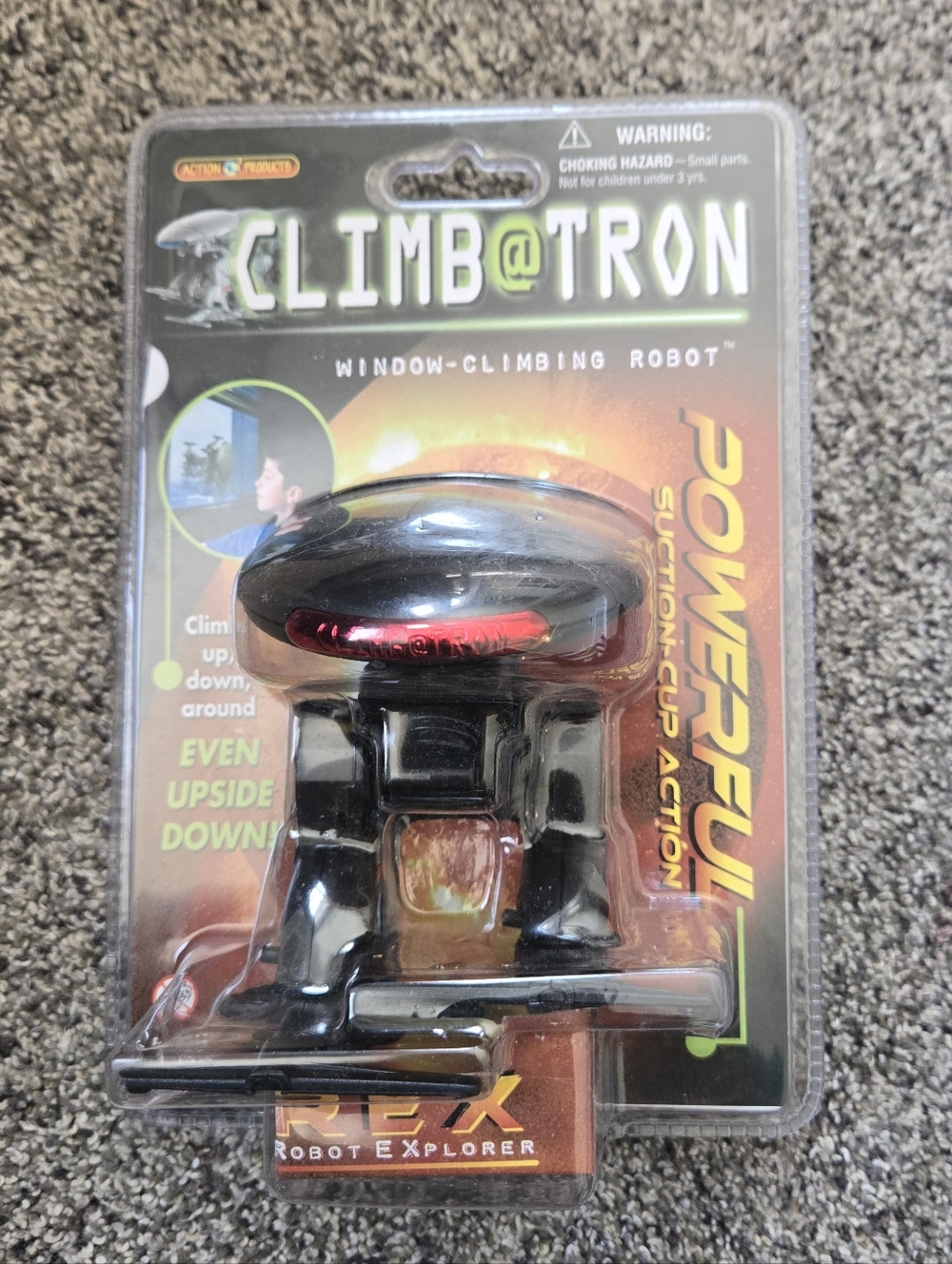 Action Products Climb@Tron Window-Climbing Robot New in Package